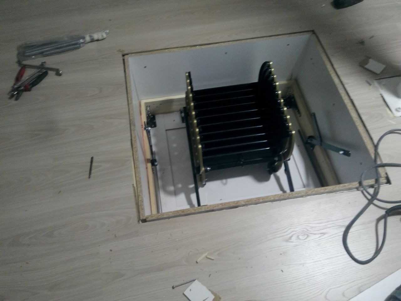 roto ahşap çatı merdiveni